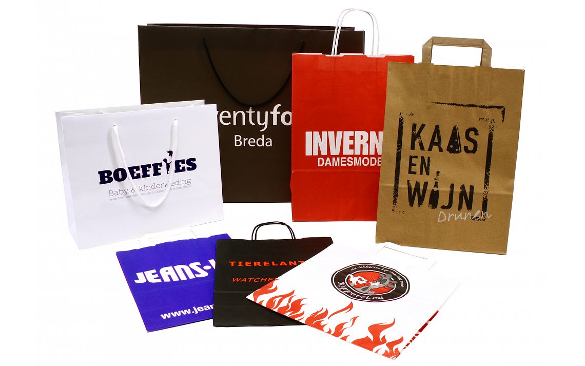 voorstel Score Kwestie Papieren tassen bedrukken met logo | Brabo Verpakking